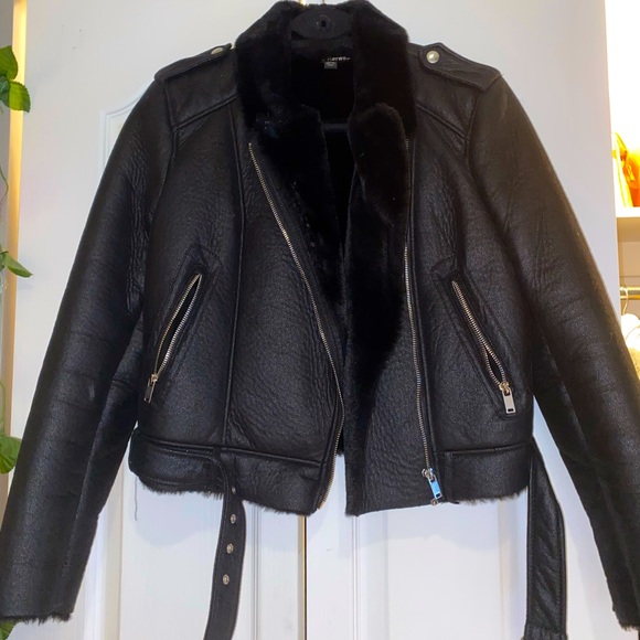 Outerwear by Lisa Jackets & Blazers - Faux leather-fully lined in faux fur. Never worn